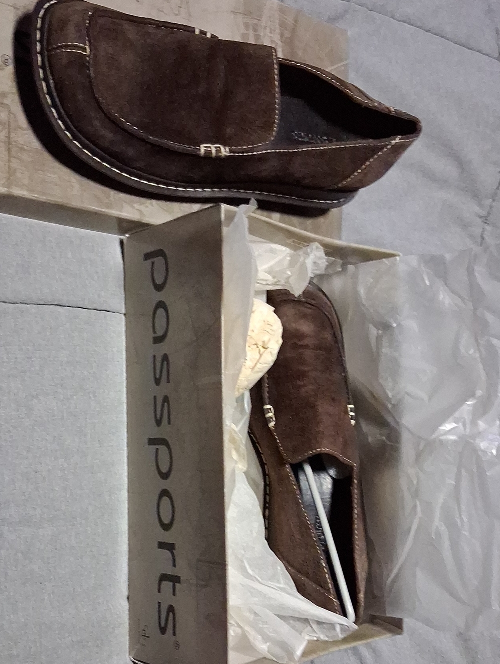 Womans Brown Loafers in Box